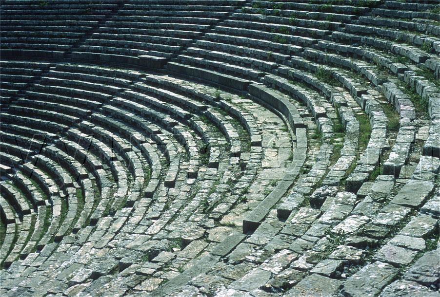 Detail of the theatre, Dodoni / Location: Dodoni, Greece