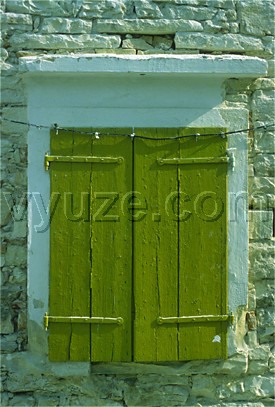 Green shutters / Location: Greece