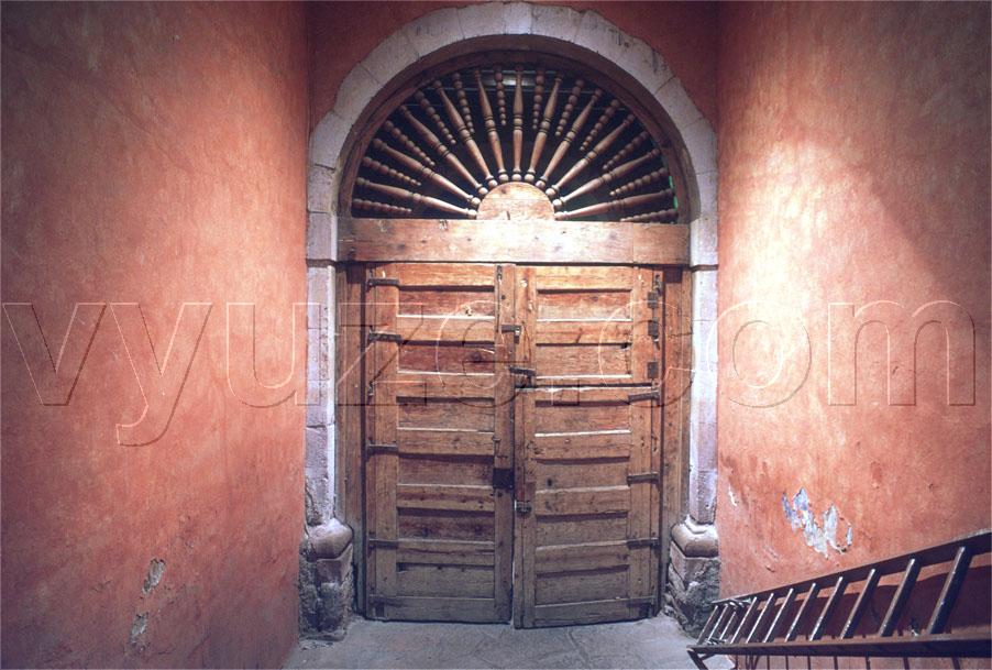 Hotel doorway, previously part of an old bull ring / Location: Zacatecas, Mexico