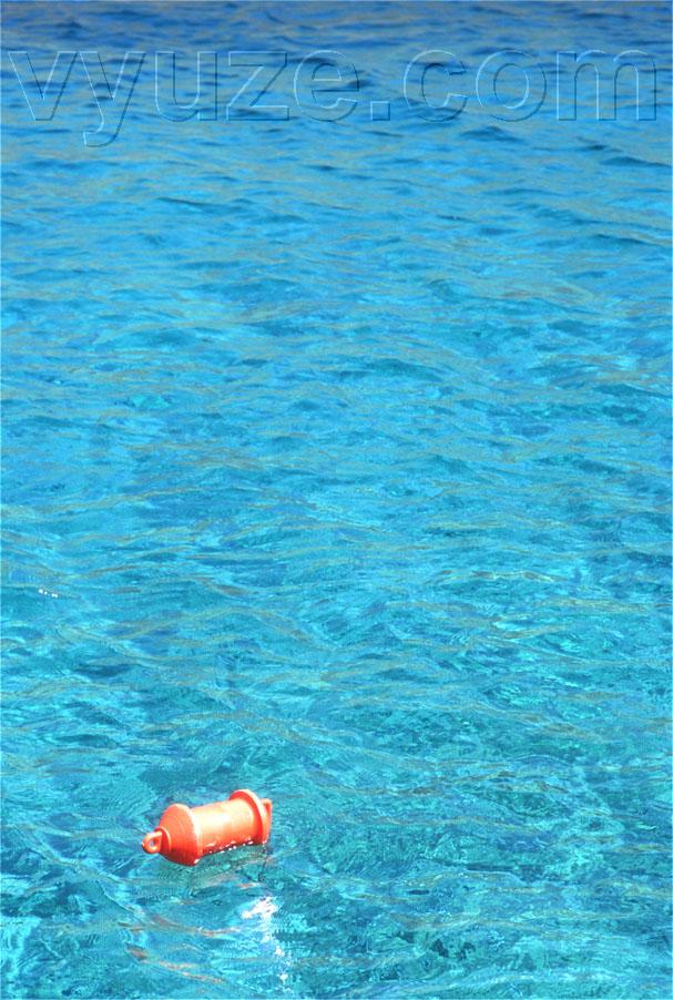 Orange float / Location: Loutro, Crete, Greece