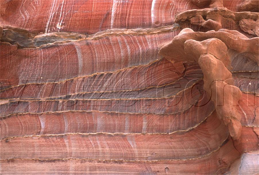 Petra - rock formation / Location: Petra, Jordan